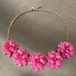 Pink Floral Necklace